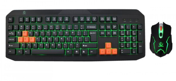 Zestaw przewodowy klawiatura + mysz Rebeltec FIGHTER Gaming USB czarny