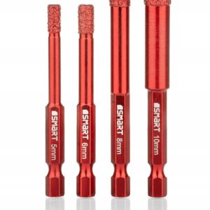 kpl. otwornic diam. do gresu 5-10mm hex 4szt.