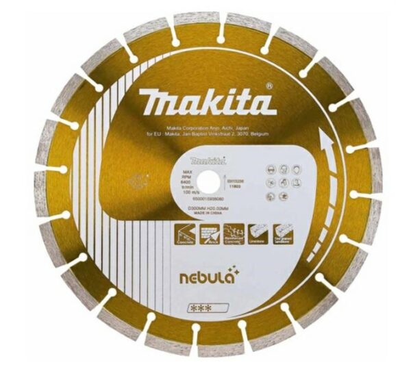 Makita tarcza diamentowa 300x20mm segment (sucho/mokro) beton